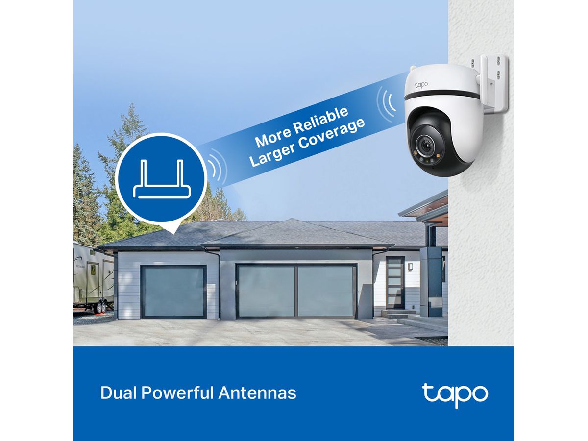 TP-LINK Outdoor Pan/Tilt Wi-Fi Camera Tapo C520WS (4895252501599)