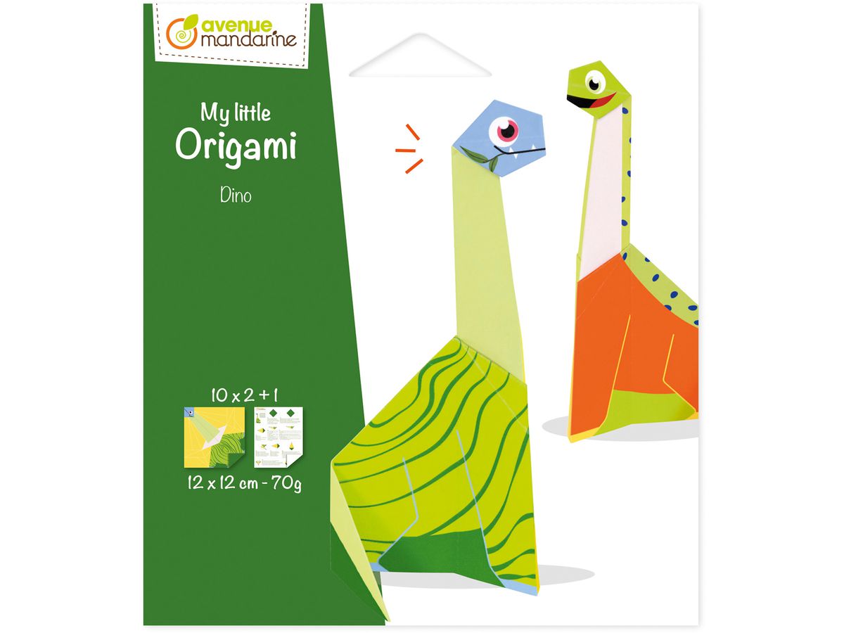 MANDARINE Origamipapier 12x12cm OR517C Pterodaktylus 70g 20 Blatt (3609510575175)