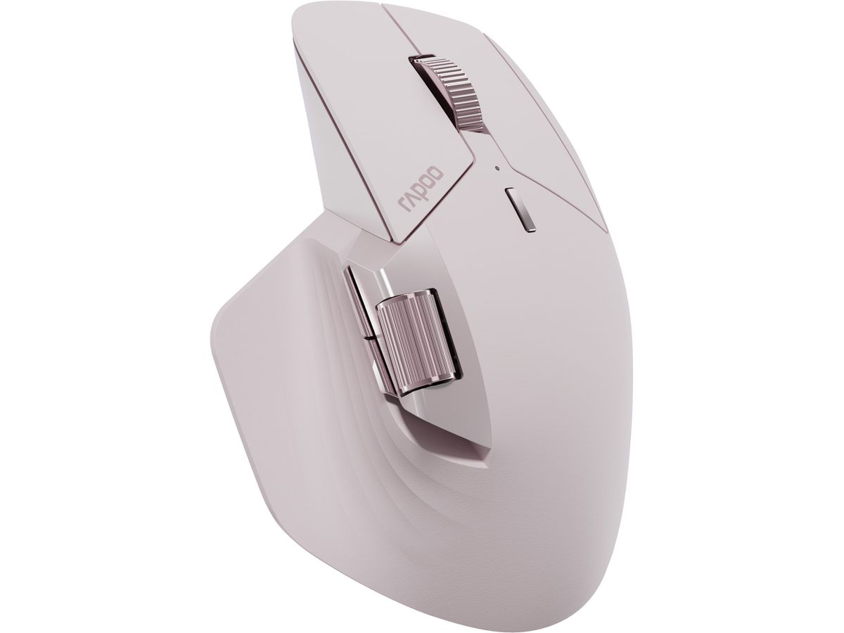 RAPOO MT760L Wireless Mouse Pink 12529 Multi-Mode (6940056125293)
