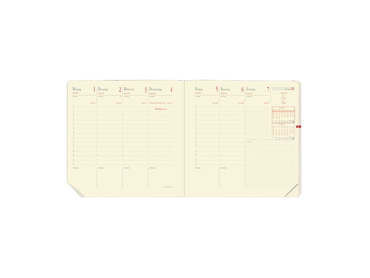 QUO-VADIS Recharge Executive Pres. 2026 905003Q 1S/2P Impala/Soho DE 16x16cm (3371010141838)