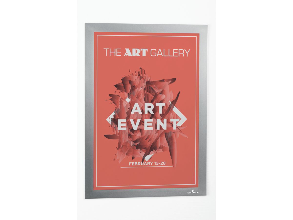 DURABLE Duraframe Wallpaper A4 484323 argento (4005546992495)