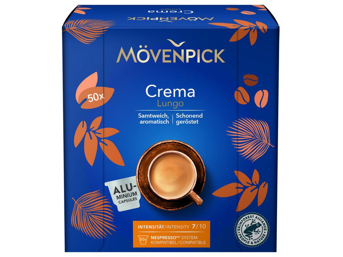 MÖVENPICK Capsule di caffè 10.02081 Crema 50 pz. (7640126173061)