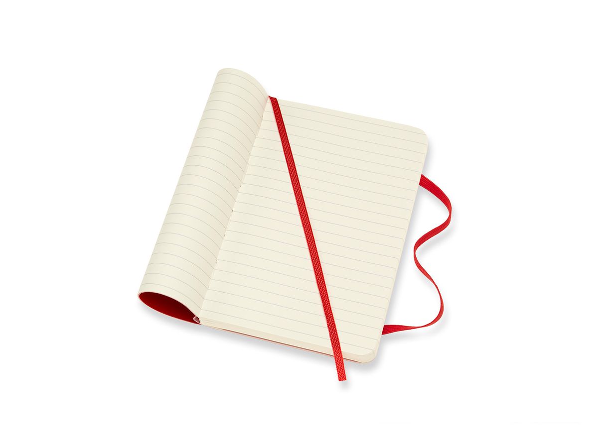 MOLESKINE Carnet P/A6 854597 ligné,SoftCover,scarlet (8055002854597)