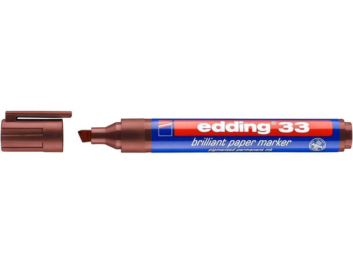 EDDING Permanent Marker 33 1-5mm 33-7 marrone (4004764064632)