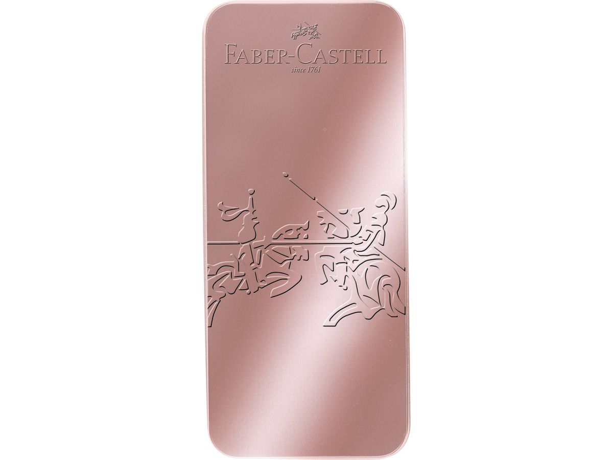 FABER-CASTELL Set Grip 2011 M 201539 pale rose, stylo à bille/plume (4005402015399)