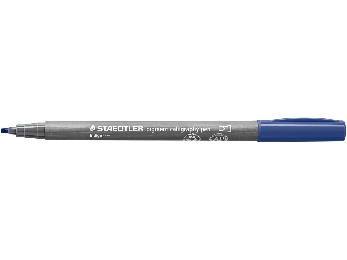 STAEDTLER Penne in fibra 2mm 375-36 indaco, cons. calligrafia (4007817099018)