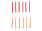 RICO DESIGN Bougies d'anniversaire 10cm 81004.01.13 fashion 24 pièces (4051271139094)