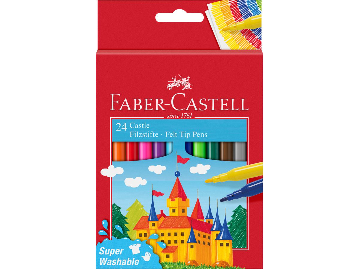 FABER-CASTELL Pennarelli Castle 554202 24 colori (4005405542021)
