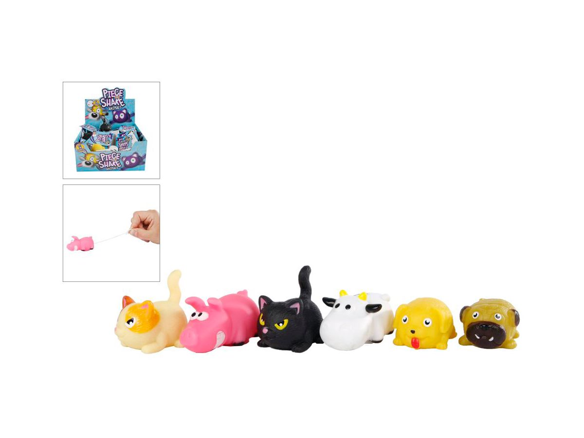 ROOST Animaux a. cordon serrage 6cm 621402 6 assorti (8713219474167)