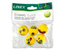 LINEX Radierer 400114751 bunt 5 Stück (5701221000927)