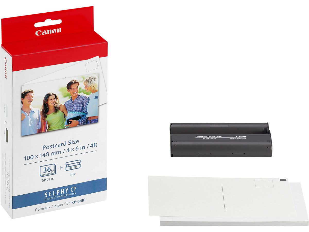 CANON Inch.col./Set di carte 10x15cm KP36IP CP 100 36 fogli (4960999047034)