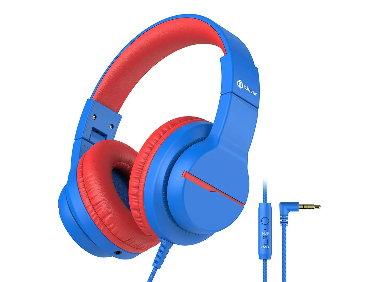 ICLEVER Kids Foldable Headphones C01-1702N-20 HS19, blue (6972312838487)