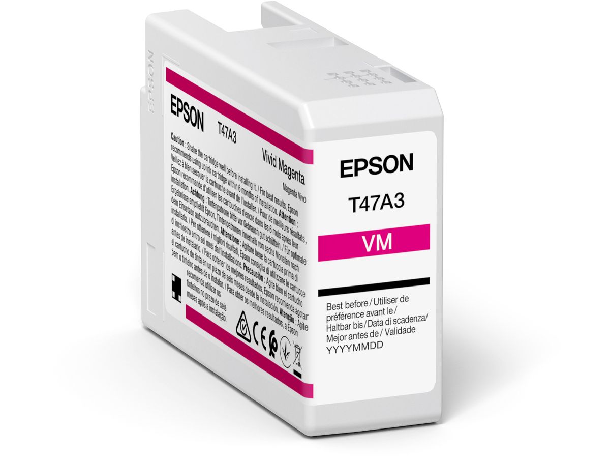 EPSON Cart. d'inch. vivid magenta T47A30N SureColor SC-P900 50ml (8715946730035)