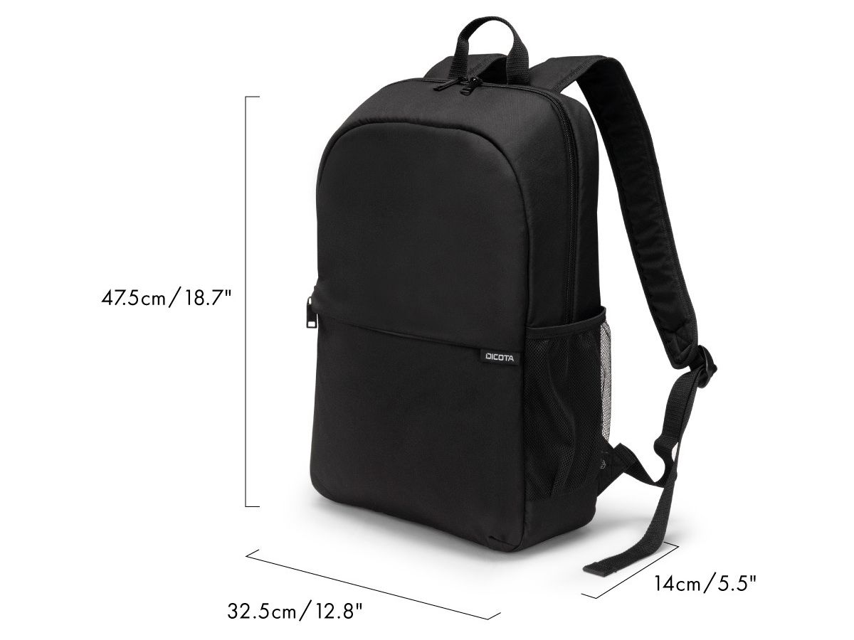 DICOTA Backpack ONE D32086-RPET 15-17.3 inch Black (7640239421707)