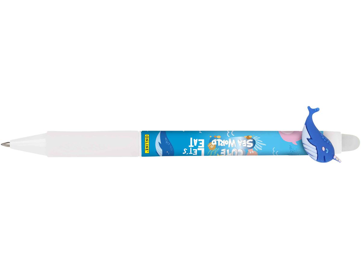 ONLINE Stylo Gel magiXX Fun Whale 35414/3D couleuir d'écrire bleu 0.7mm (4014421354143)
