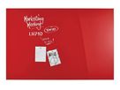MAGNETOPLAN Design-Glasboard 1500x1000mm 13408006 rouge, magnétique (4013695057170)