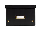 EXACOMPTA Scatola portaoggetti Neo Deco 62351E nero, A4+ 27x36x19cm (3130630623519)