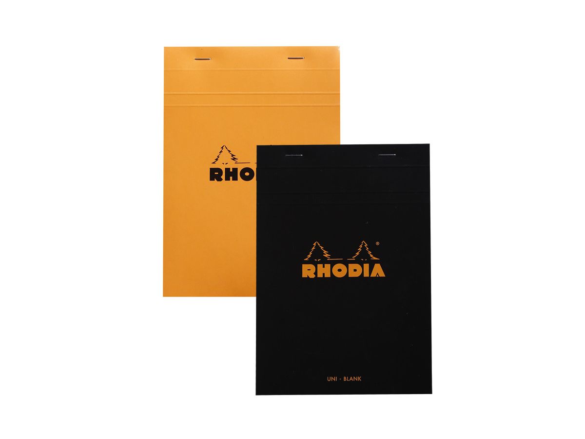 RHODIA Bloc notes A5 166009C ligné noir (3037921660096)