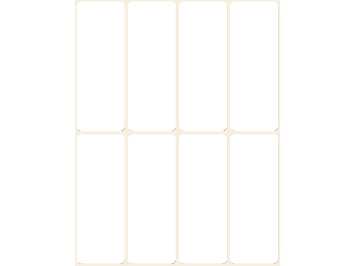 AVERY ZWECKFORM Etiketten 50×19mm 3079 weiss 48 Stück (4004182030790)