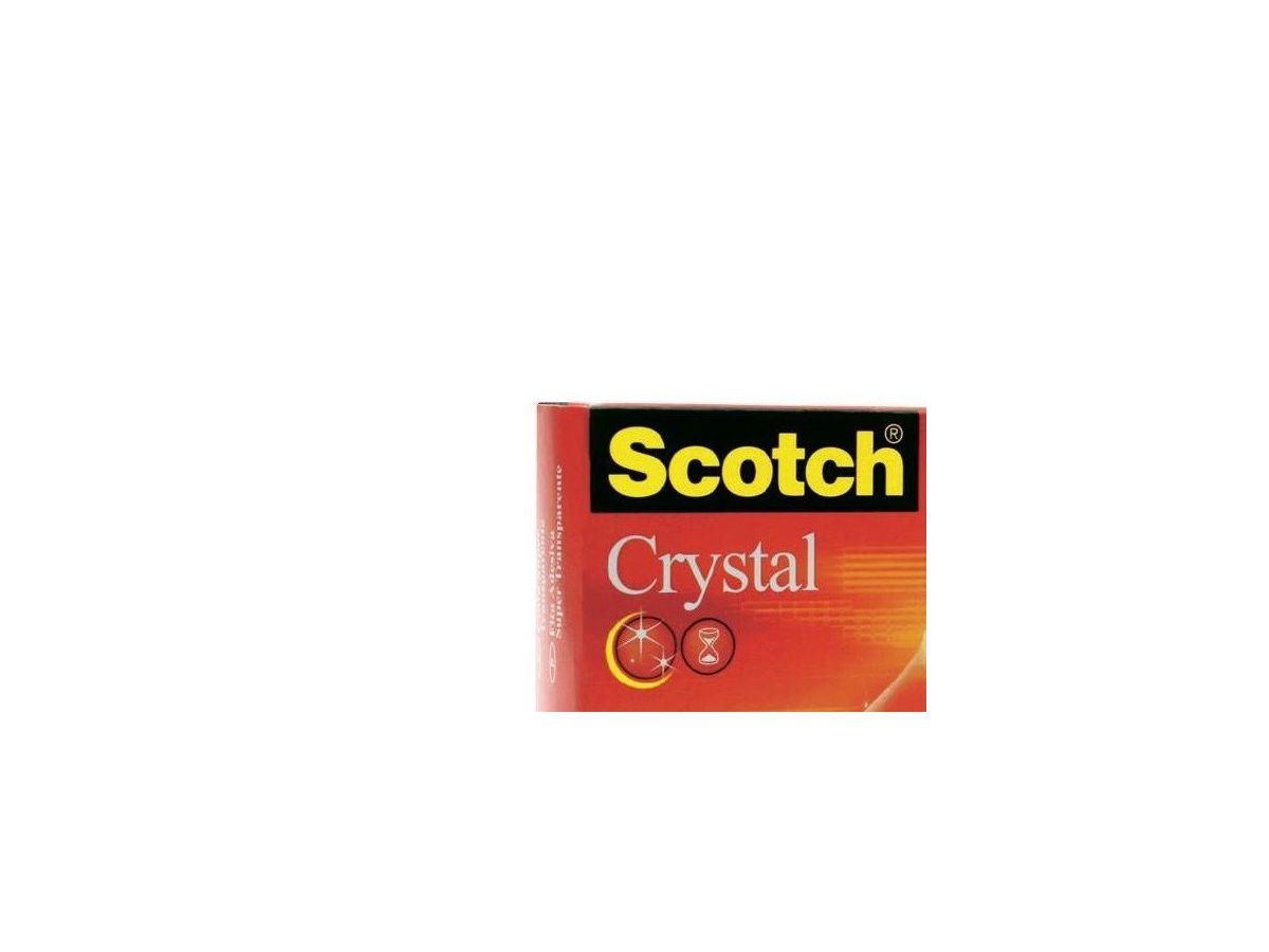 SCOTCH Crystal Tape 600 19mmx33m 6001933K transparent cristal (3134375261920)