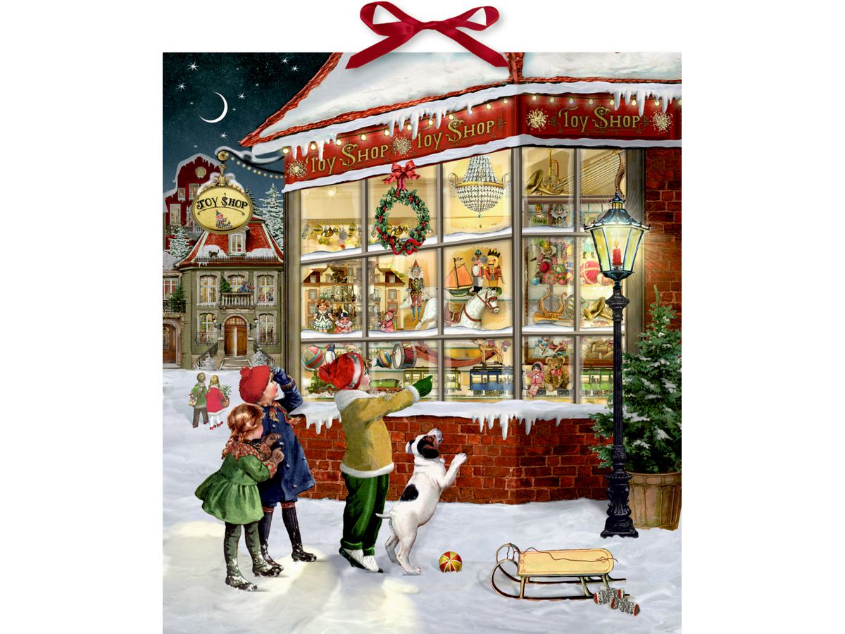 COPPENRATH calendrier mural 95322 Devant le magasin de jouets (4050003953229)