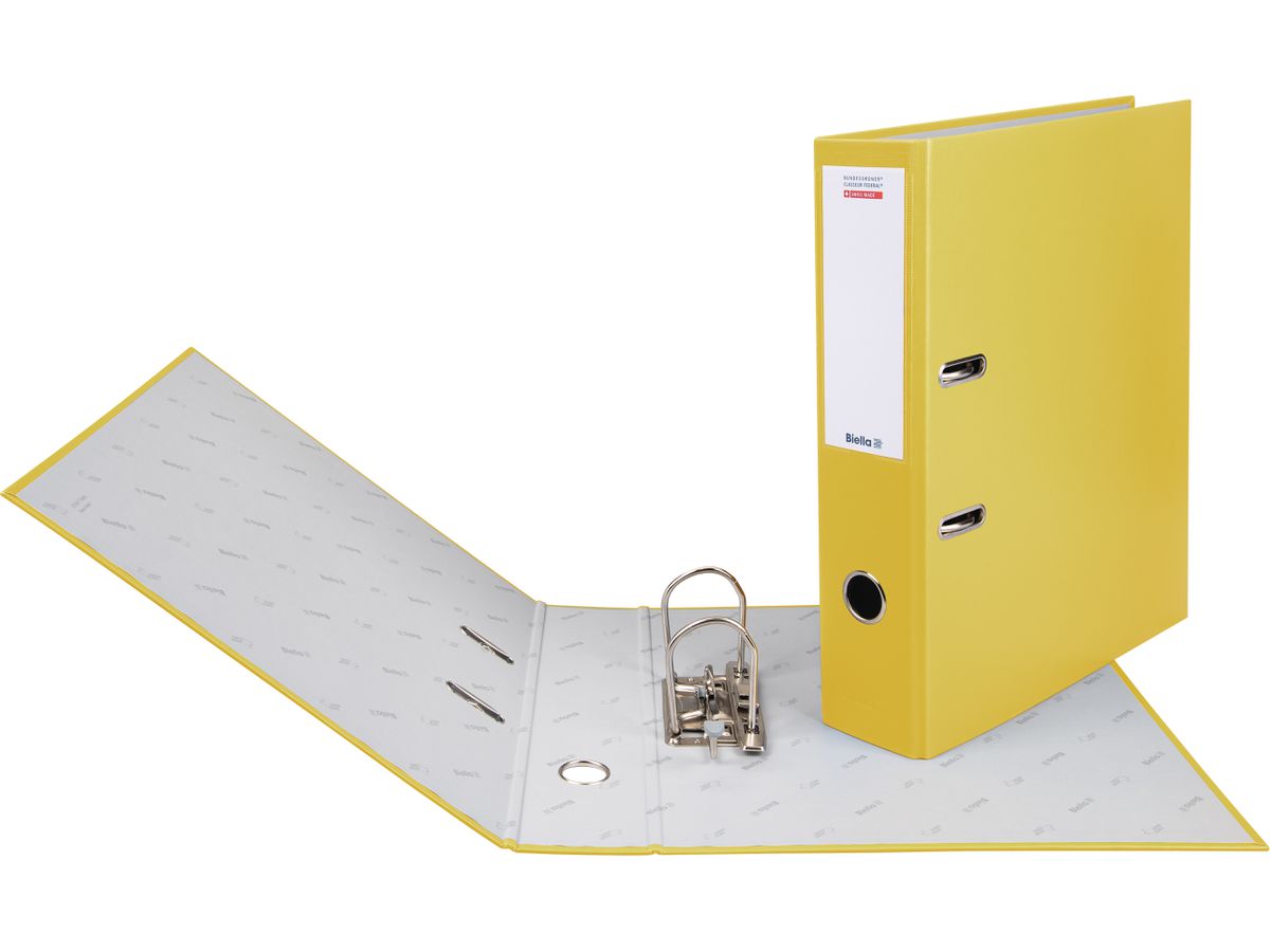 BIELLA Raccoglitore federale 7cm 10341720U giallo A4 (7611365253944)