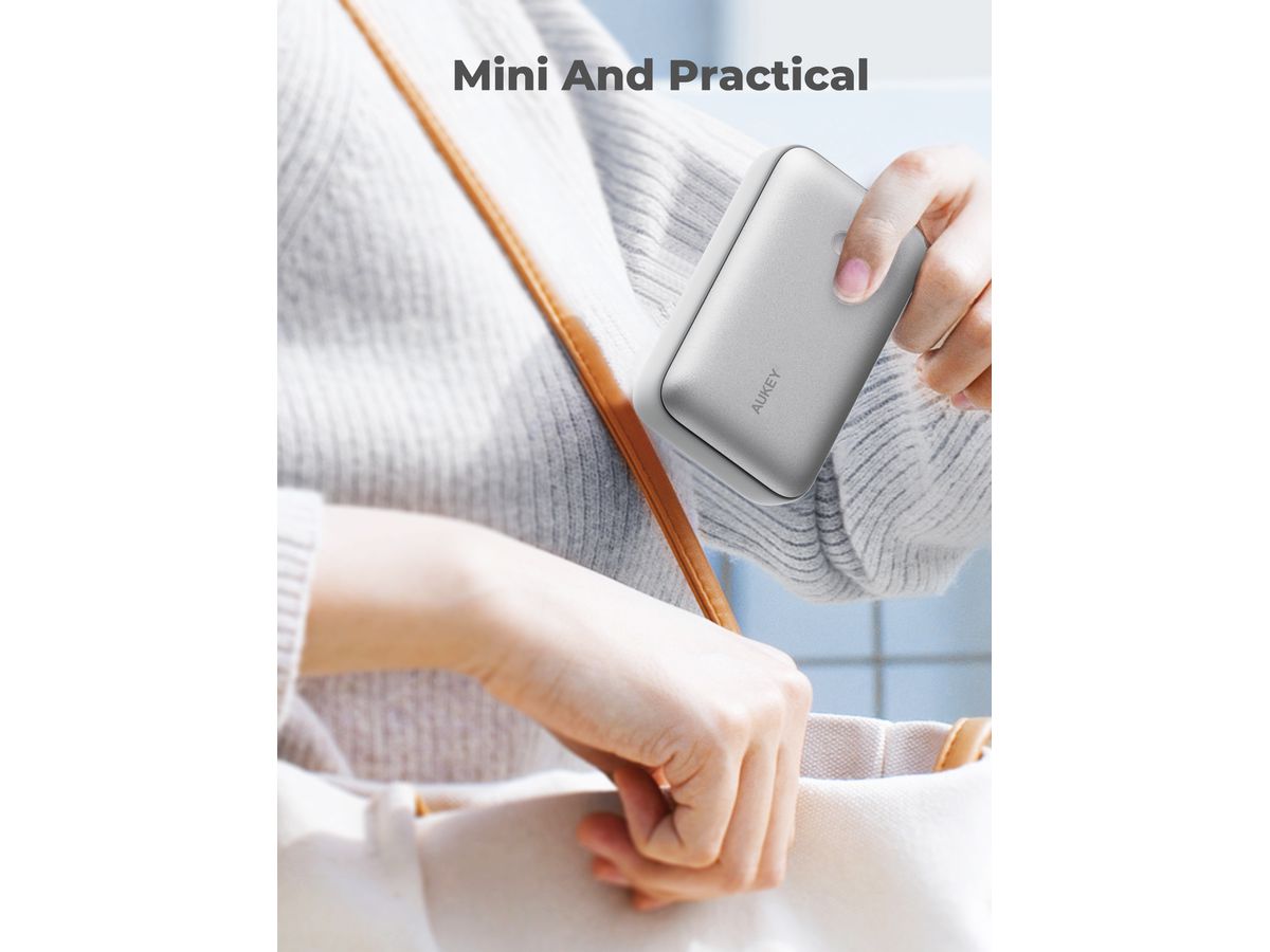 AUKEY Spark Mini 20000, 20W, PD,QC PB-Y57 Powerbank,White,USB-C,USB-A (0689323787975)
