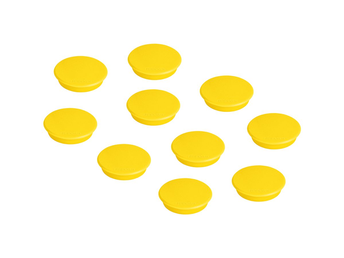 FRANKEN Aimants 24mm HM20 04 jaune 10 pcs. (4016946051866)