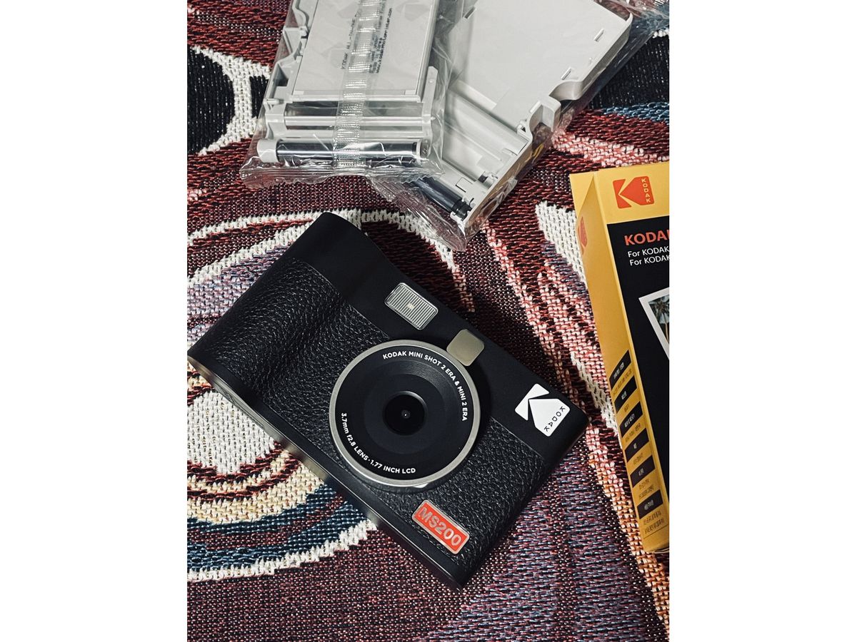 KODAK Sofortbildkamera Mini 2 ERA kocamms200B Schwarz (0192143004271)
