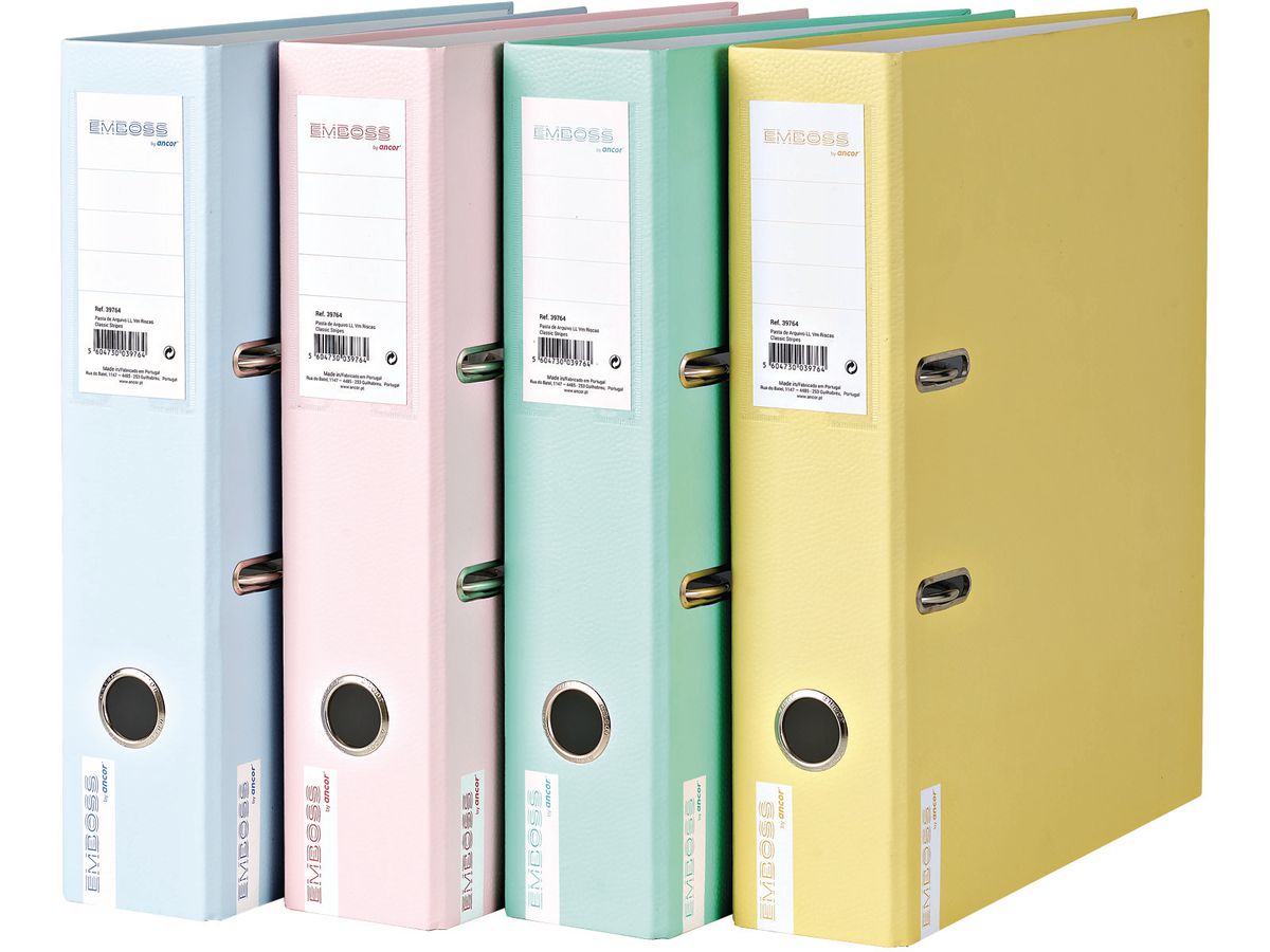 ANCOR Raccoglitore 8cm Emboss 84801 colorato A4 (5604730084801)