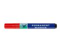 BÜROLINE Permanent Marker 1-4mm 222255 rouge (7612532022745)