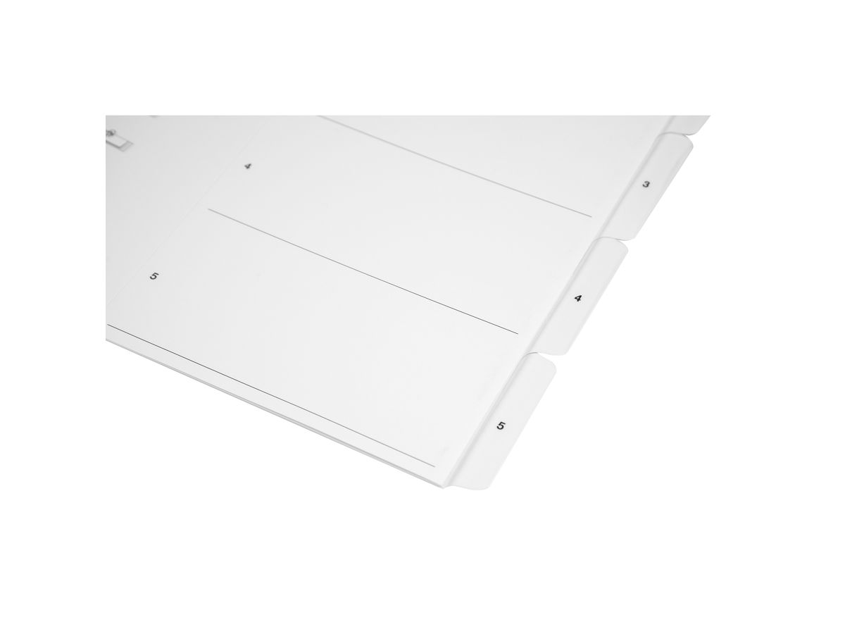 BIELLA Registro carton SmartIndex A4 46940501U bianco 1-5 (7611365453191)