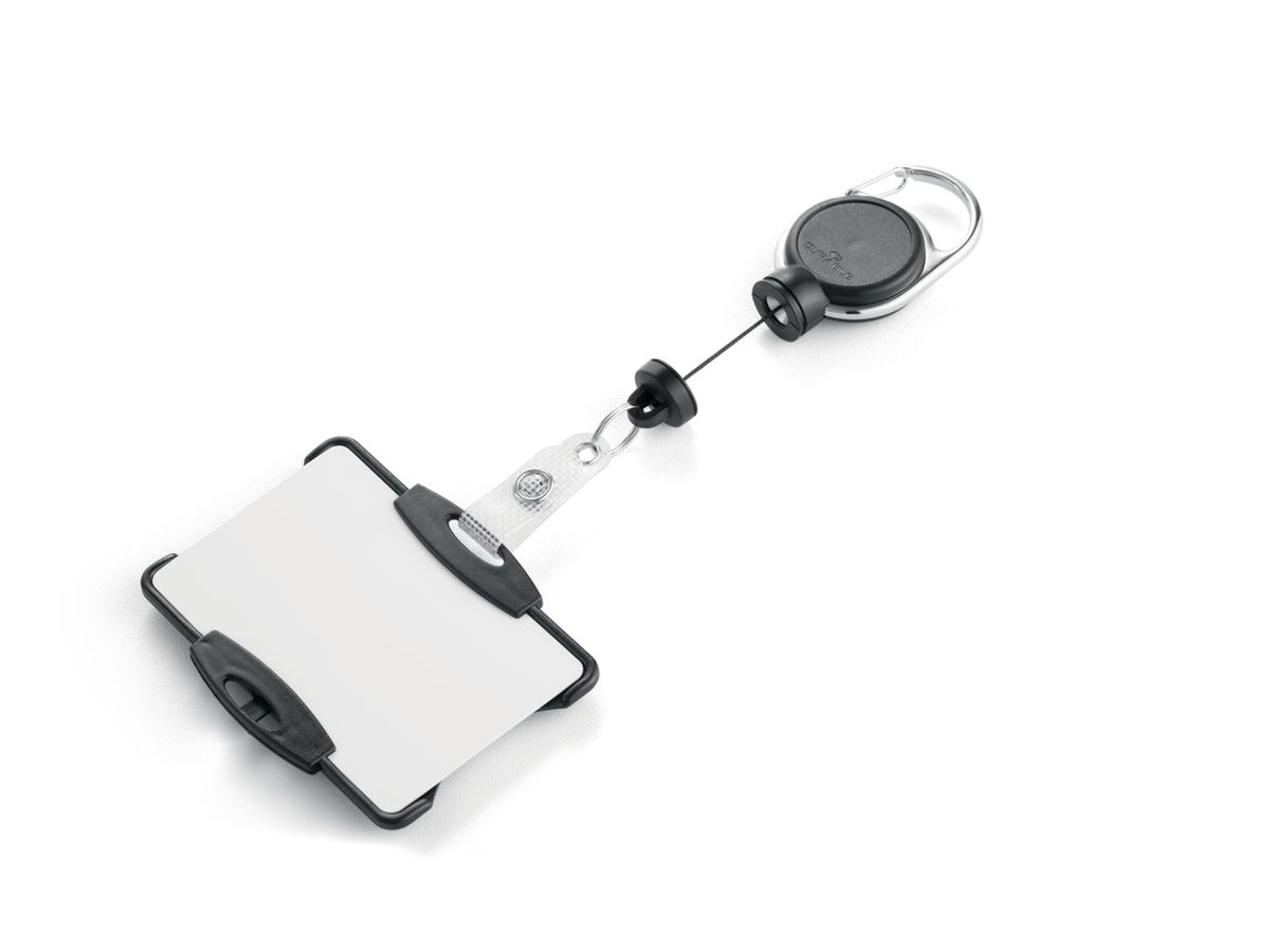 DURABLE Badge Holder Jojo EX.STRONG 868901 54x87mm, nero (4005546999579)