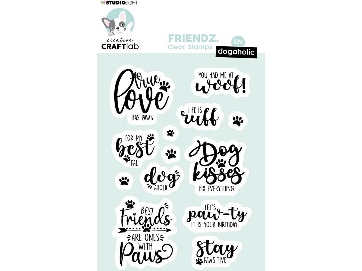 SIZZIX Tampon transp. 10.5x14.8x0.4cm STAMP166 Friendz (8713943131299)