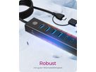 ICY BOX 7-Port USB 3.2 Gen 1 Hub IB-HUB1737-C3 3x USB-C & 4x USB-A (4250078173991)