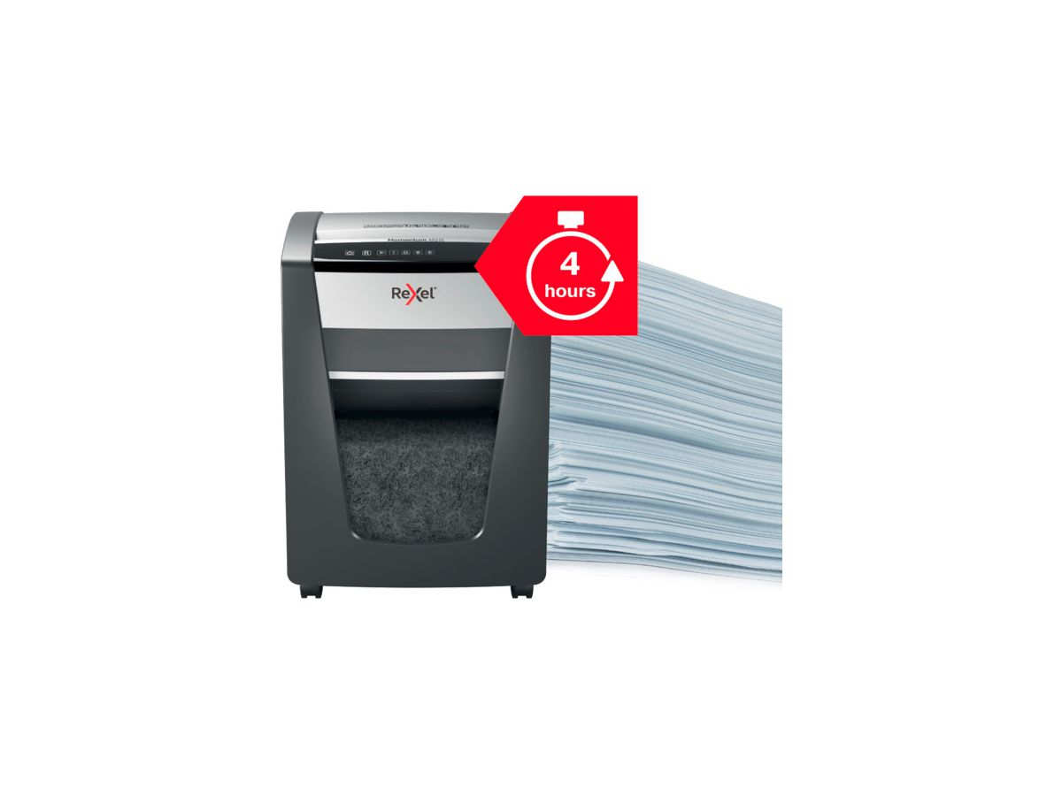 REXEL Aktenvernichter Momentum 2104577CH M515, P-5, 30lt (5028252523363)