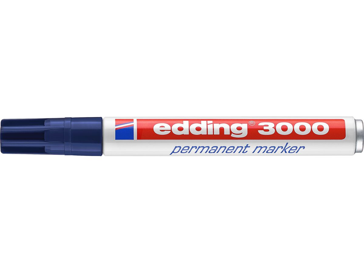 EDDING Permanent Marker 3000 1,5-3mm 3000-17 stahlbleu (4004764008124)