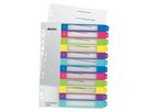 LEITZ Rubrica PP WOW A4+ 12440000 multicolor 1-12 (4002432100323)