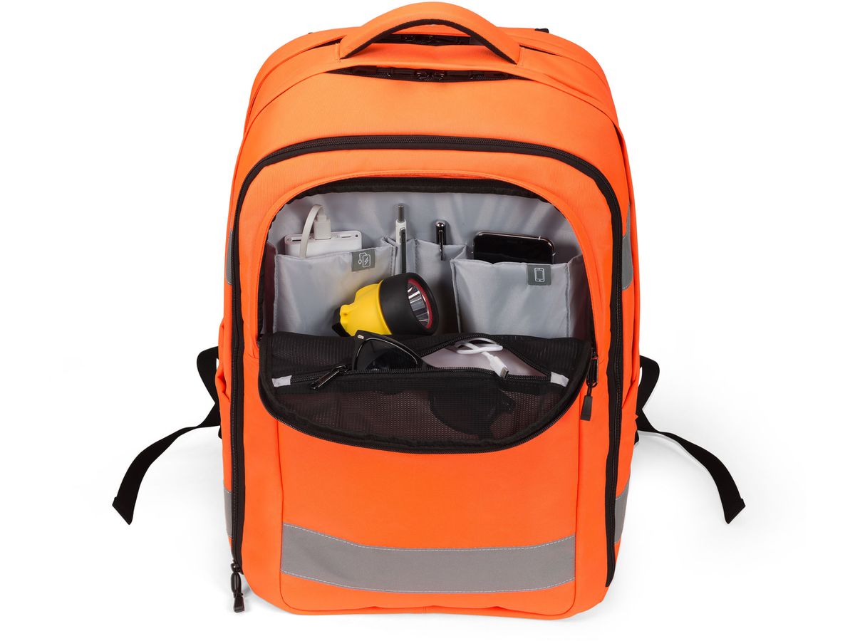 DICOTA Backpack HI-VIS 38 litre P20471-05 orange (7640186417594)