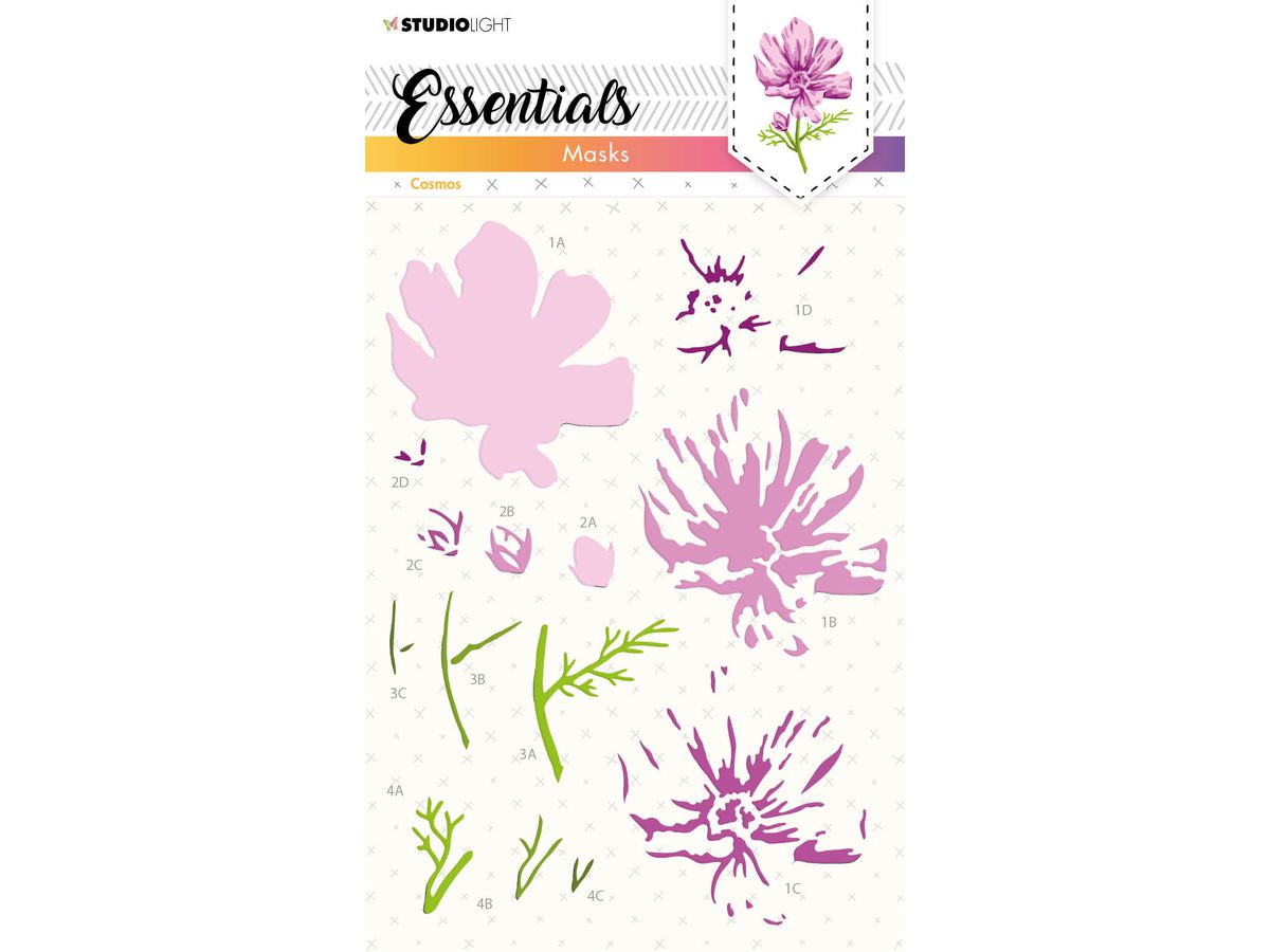 SIZZIX Masque 15x21x0.1cm MASK123 Fleur (8713943135662)