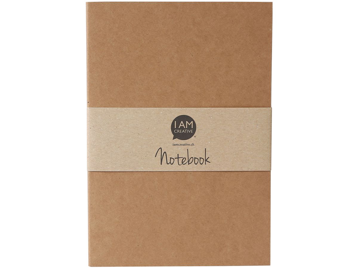 I AM CREATIVE Notizbuch A5 4005.09 natur 60 Seiten (7611983200030)