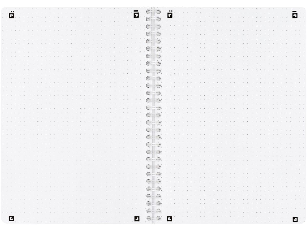 OXFORD Collegeblock SCRIBZEE A4+ 400132378 dotted, grünblau 80 Blatt (4006144022447)