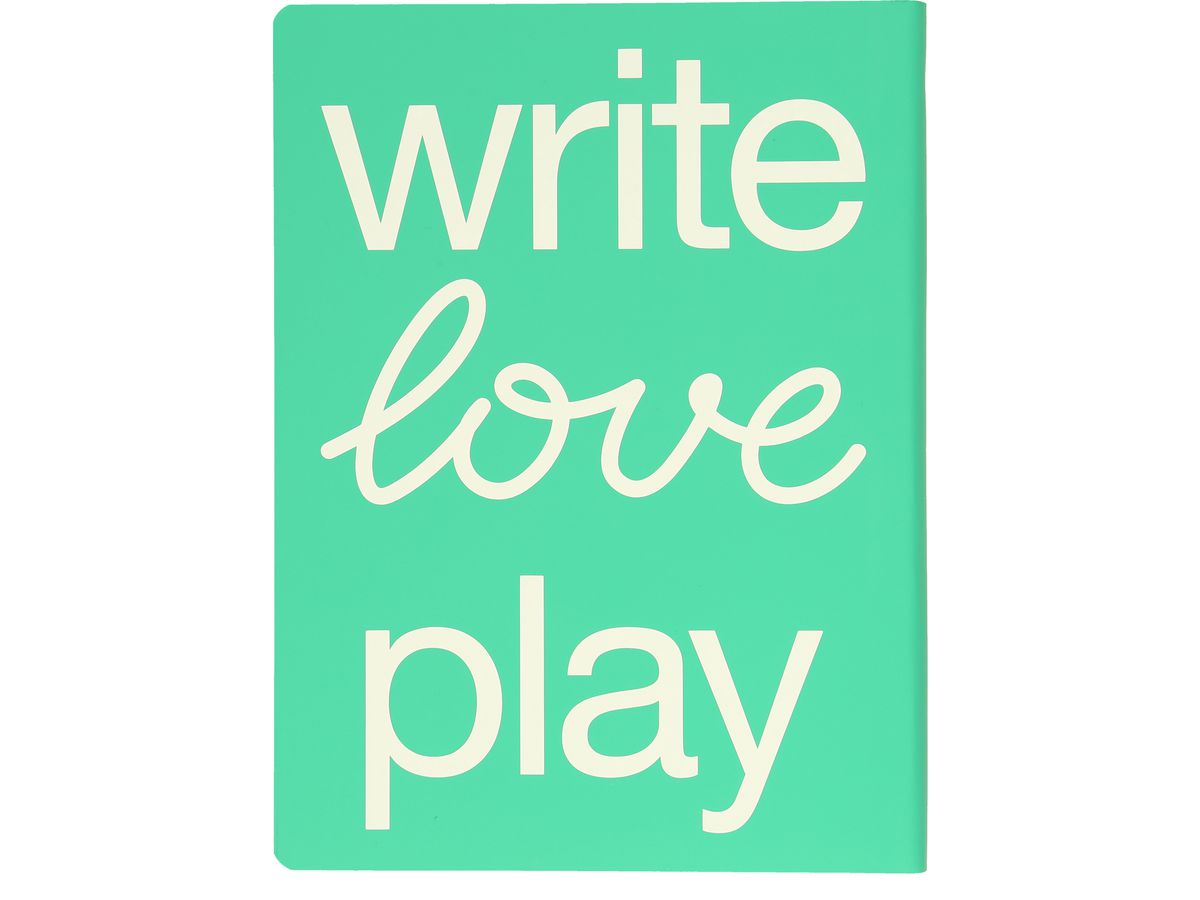 NUUNA Taccuino Graphic L 56383 WRITE LOVE PLAY 256 pagine (4260358556383)