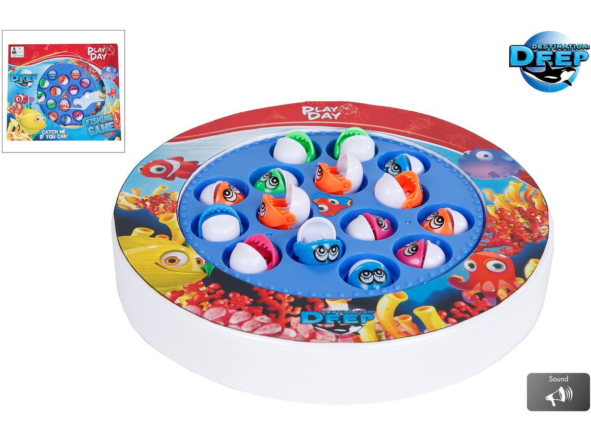 ROOST Jeu de pêche 700044 15 poissons 20cm (8713219481790)
