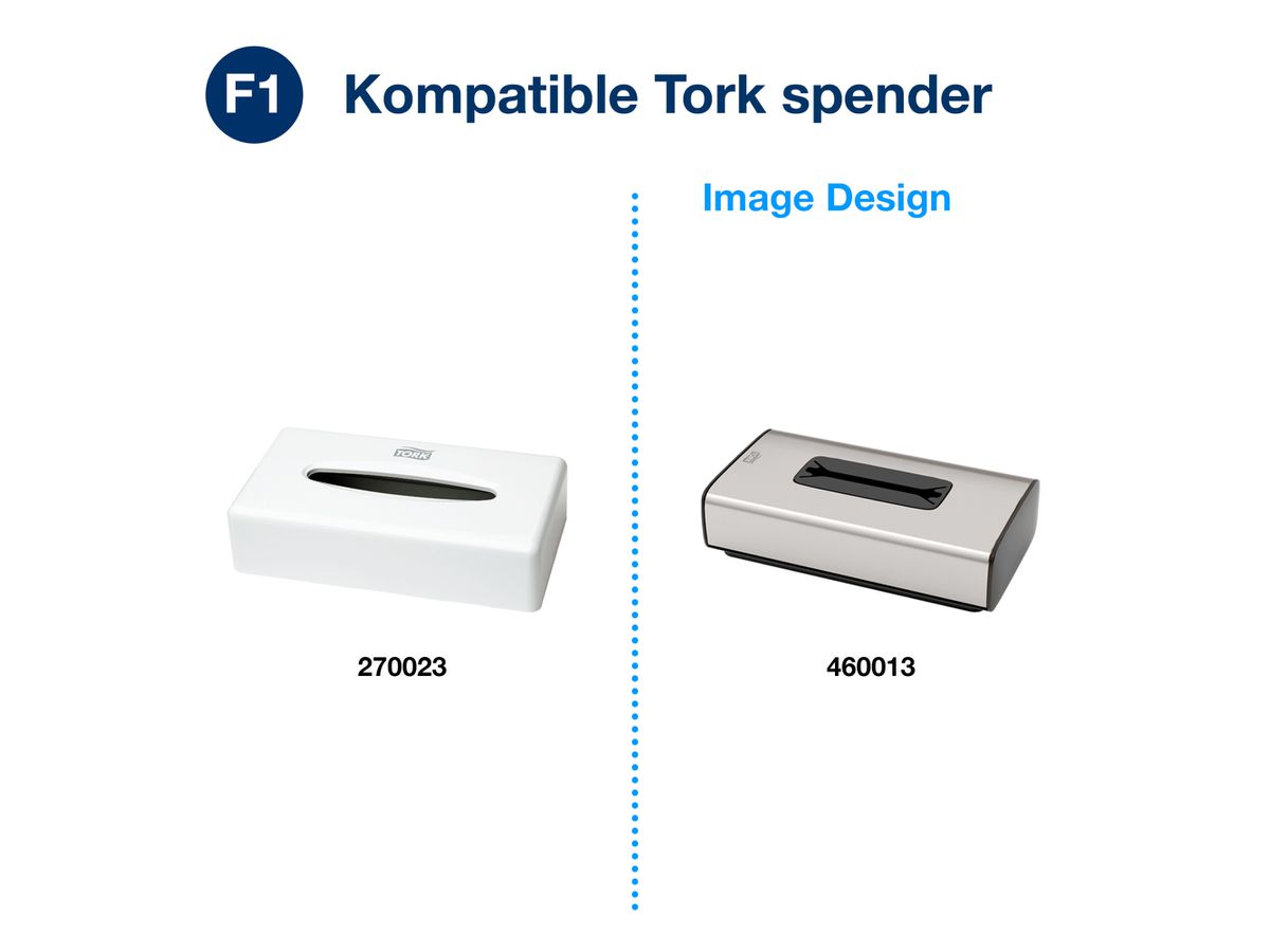 TORK Tissus cosmétiques 140280 blanc, 2 plis 100 feuilles (7322540594805)