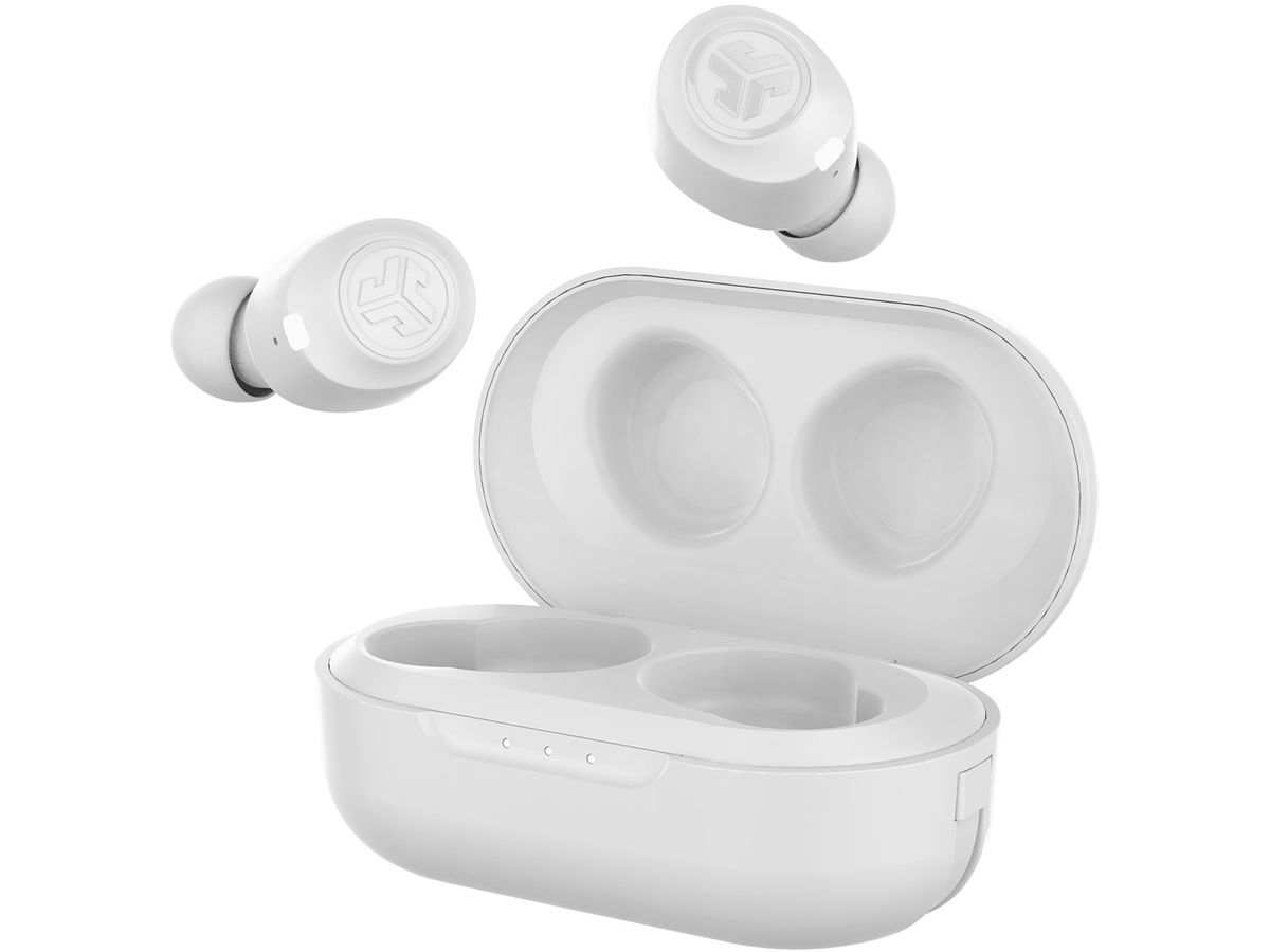 JLAB JBuds Air IEUEBJBUDSAIRRWHT82 True Wireless, White (0812887018531)