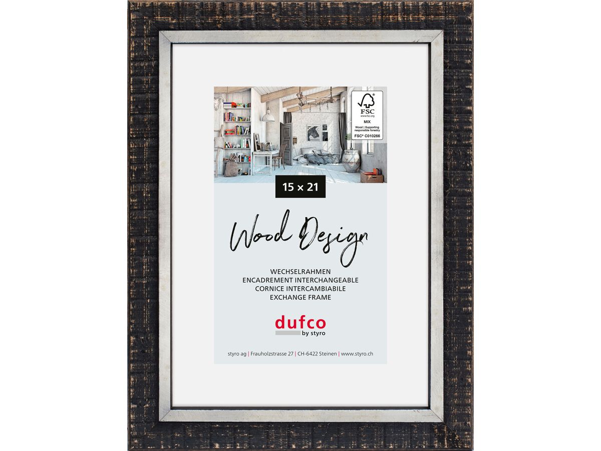 DUFCO Bilderrahmen Lima 15x21cm 1610.81132 anthrazit (7612176094832)
