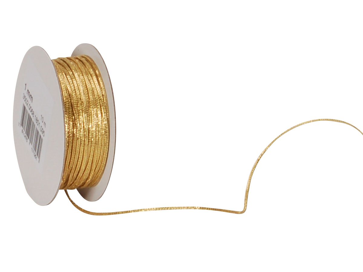 SPYK Ficelle Cubino Linz 3502.0068 1mmx10m or (7611475171251)