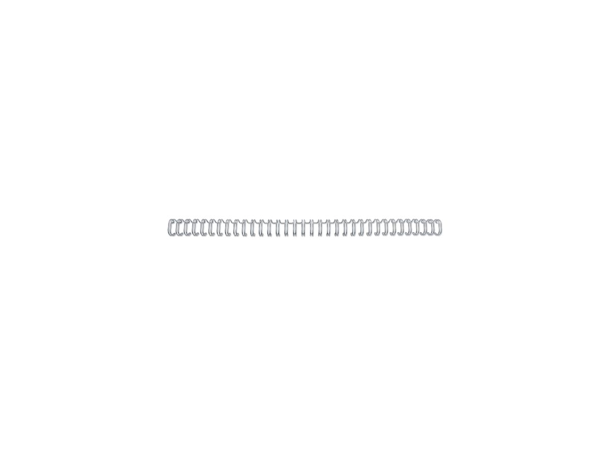 GBC Baguettes de reliure 9.5mm A4 RG810697 argent, 34 anneaux 100 pcs. (5019577190316)