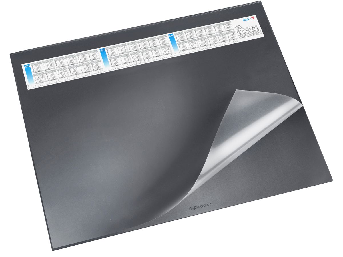 LÄUFER Schreibunterlage 65x52cm 44656 Durella/DS schwarz (4006677446567)